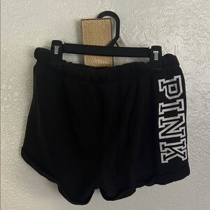 PINK Victoria's Secret Black Athletic Shorts